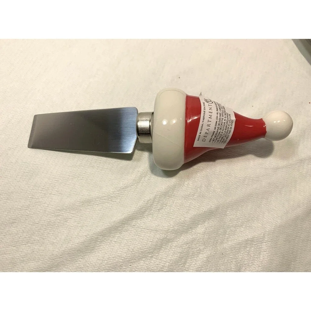 Dept 56 Christmas cheese spreaders